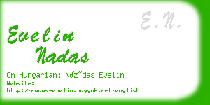 evelin nadas business card